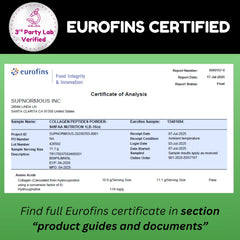 SHIFAA NUTRITION Type I & III collagen peptides for hair, skin, nails
