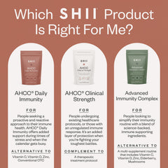 SHII AHCC Daily Immunity Powder vegan gluten-free badge supports easy digestion