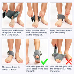 Shinbox Foot Renew adjustable Velcro straps keep massage stable.