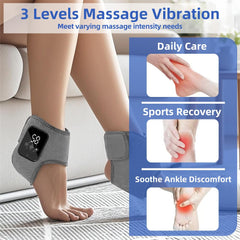 Shinbox Foot Renew LED display controls show heat and vibration options.