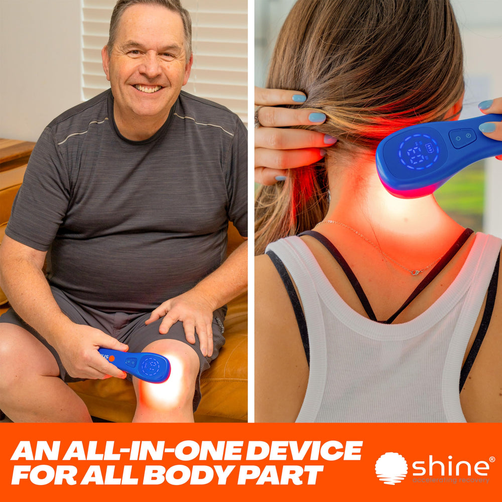 SHINE Relief gasket design enhances light penetration while keeping skin cooler