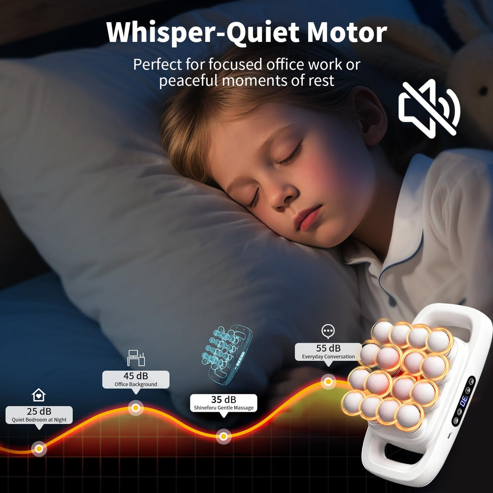 Shineforu ergonomic grip and soft heads reduce hand fatigue