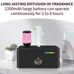 Shonoppy waterless diffuser with oil bottle slot for easy setup