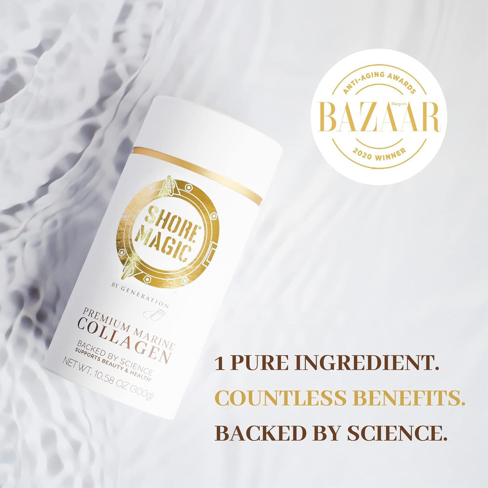 Shore Magic Marine Collagen Powder pure formula suitable for daily use