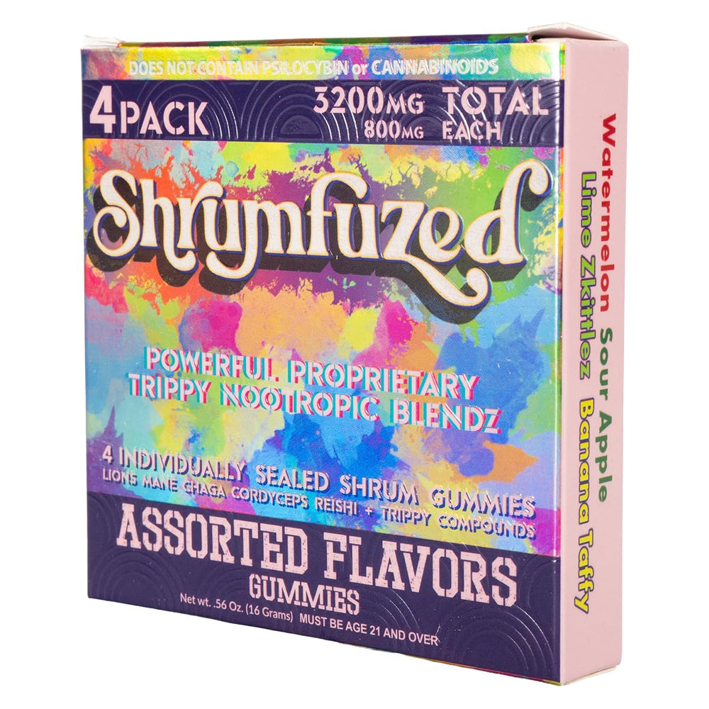 Shrumfuzed nootropic gummy Cordyceps bottle suggests daytime energy potential
