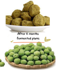 Shunbianmei product image spotlights wild-harvested green plums