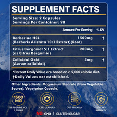 SIAUWE Berberine citrus bergamot image highlights natural metabolic synergy.