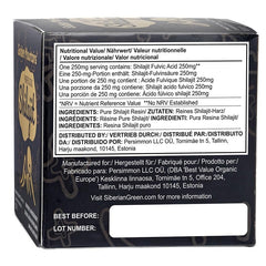 Siberian Green Shilajit Resin Altai harvest notes pristine mountains
