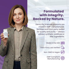 SIERRA LIFE SCIENCES Dandelion Root visual suggests natural fluid balance