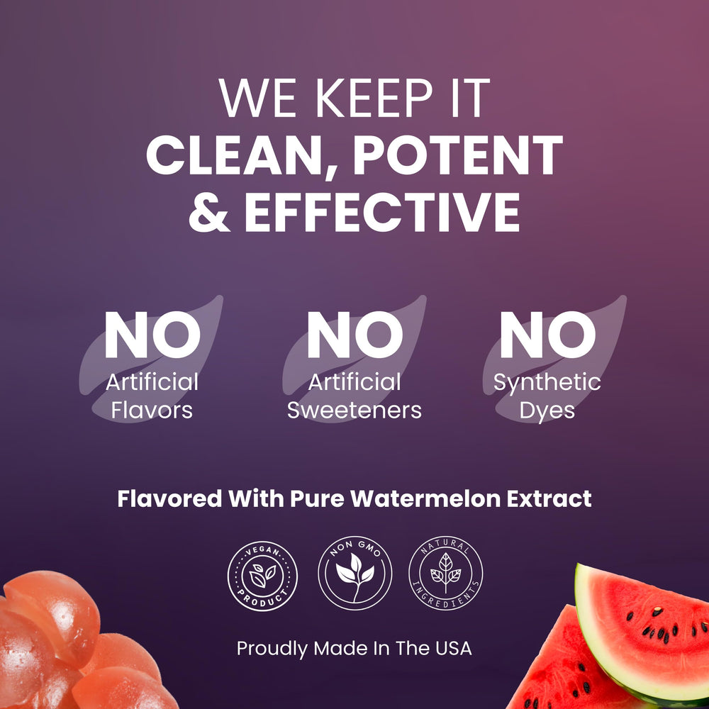 Sierra Life Sciences melatonin gummy close-up texture reveals chewy, easy-to-swallow form.