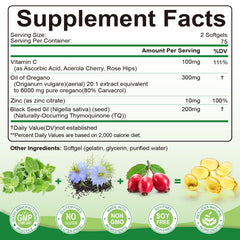 Signilife black seed oil softgel capsule showcasing thymoquinone-rich blend