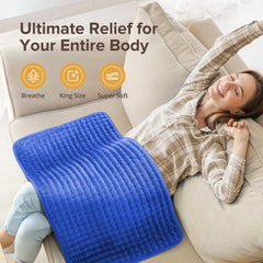 Siinsay heating pad large 33x17 inch coverage for full areas.