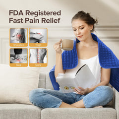 Siinsay heating pad rapid warmth for quick relief during sessions.