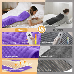 Siinsay heating pad offers moist and dry heat options for versatile use.