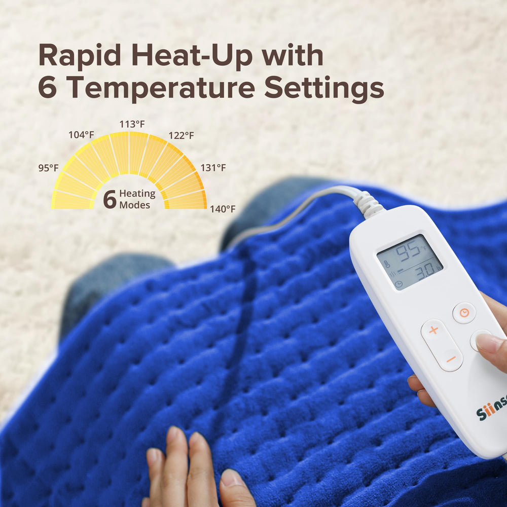 Siinsay heating pad overheating protection for safe use.