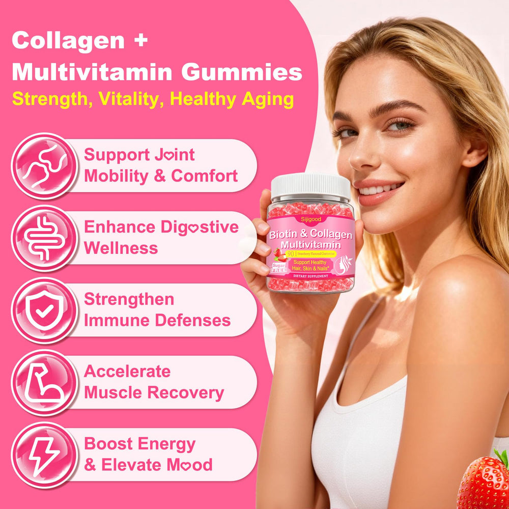 Sijigood collagen gummies beet root extract visual suggesting natural energy support.