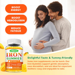 Sijigood iron gummies serving plate hints at a snack-like routine with benefits.