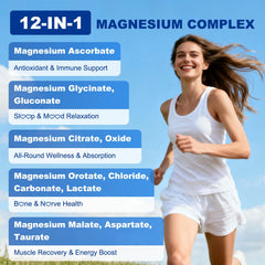 Sijigood magnesium gummies close-up with 12 forms for energy support.