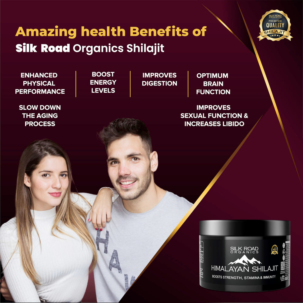 Silk Road Organics jar packaging with measuring spoon included