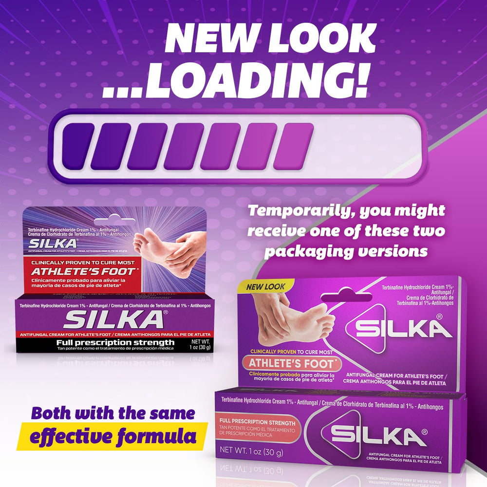Silka cream with ventilated shoes reminder promotes foot health.