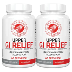Silver Fern GI Relief bottle front with a 60-day supply for daily support.