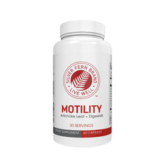 Silver Fern Motility bottle with capsules for daily digestive support