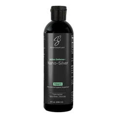 SilverCeuticals nano colloidal silver bottle shown for daily immune support.