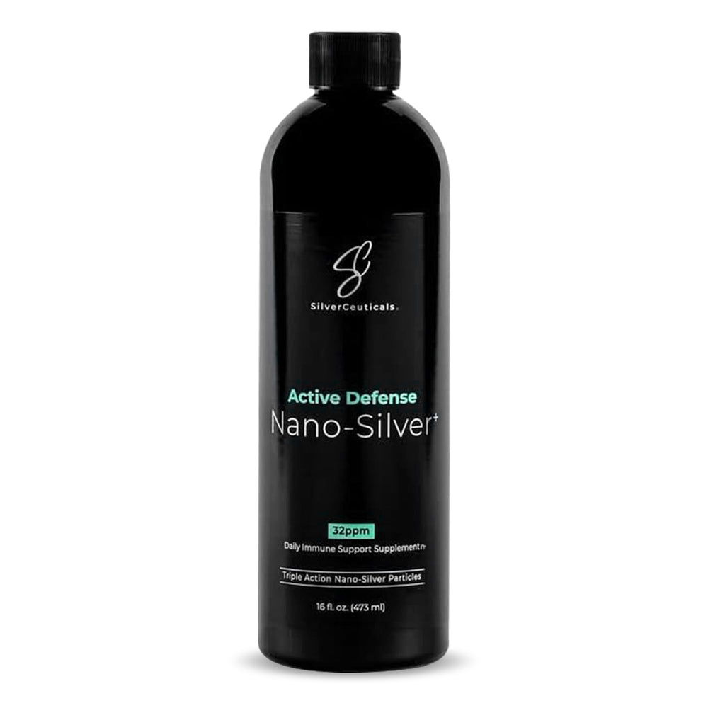 SilverCeuticals nano silver bottle 16oz for everyday use.