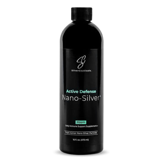 SilverCeuticals nano silver bottle 16oz for everyday use.