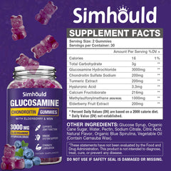 Simhould gummy closeup showing chewy texture and bite-sized format for daily use.
