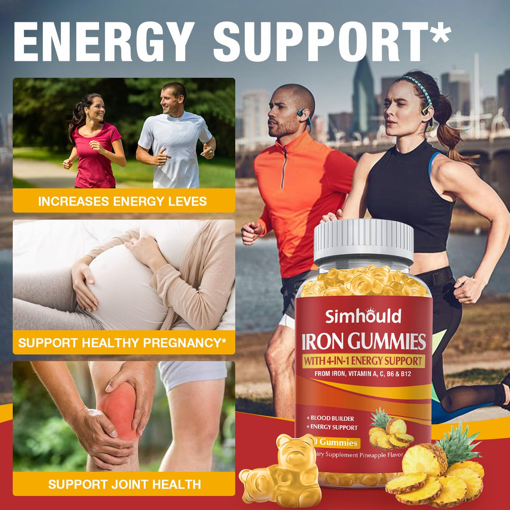 Simhould iron gummies suitable for adults and kids alike