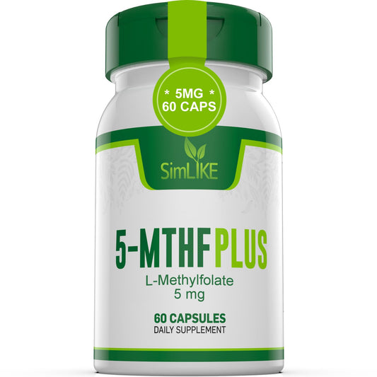 Simlike Active Folate bottle front for daily methylation support