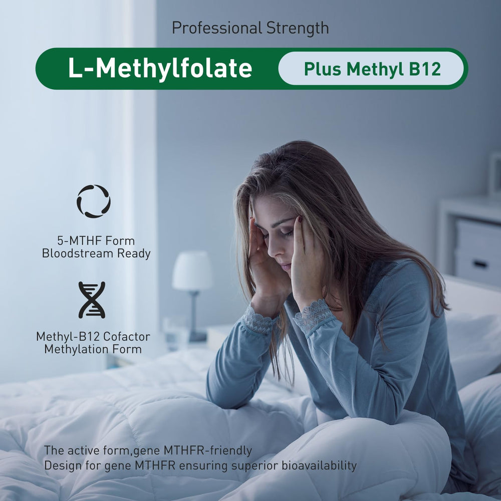 Simlike Active Folate bottle pour showing easy daily capsule access