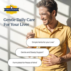 Simple Promise Levitox capsules close-up emphasizing easy daily detox intake