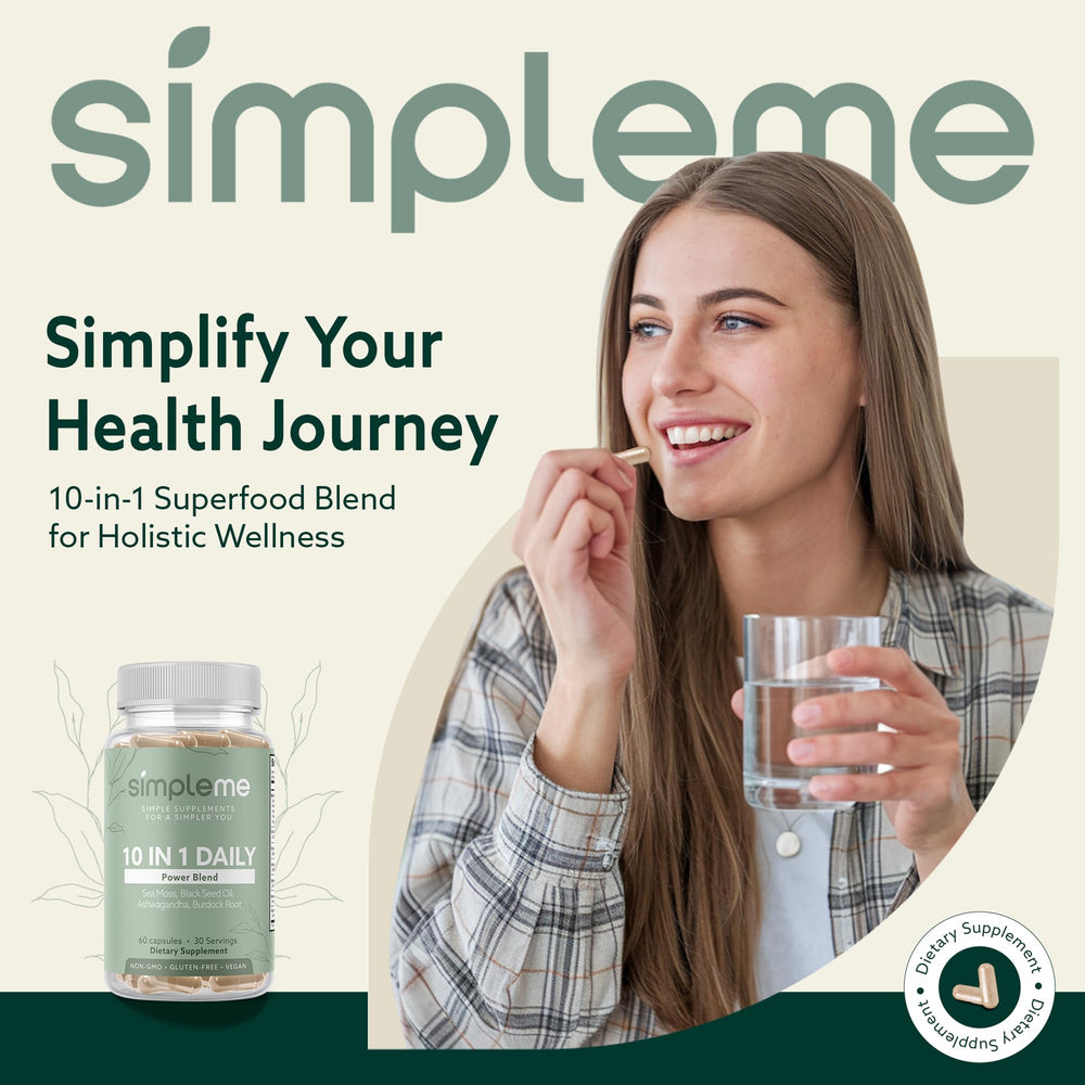 SIMPLEME Irish sea moss capsule close-up for daily mineral support