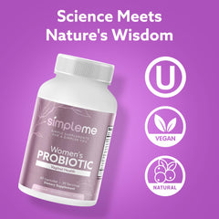 Simpleme vegan kosher-certified symbol highlights dietary compatibility.