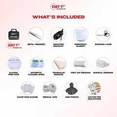 Simpleone EMT cotton swabs included for gentle cleansing and care.