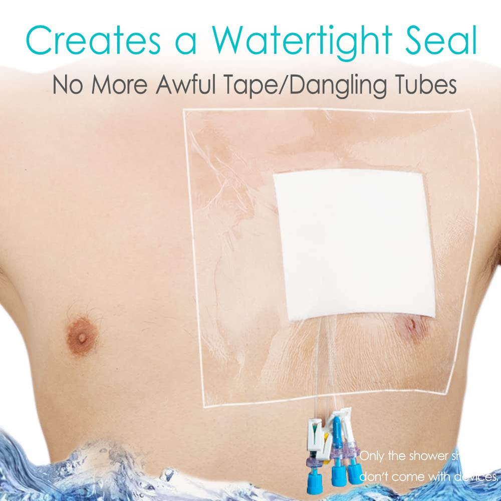 SinaiSea center pad waterproof dressing designed to stay non-stick on the skin