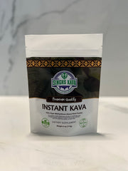 SINGHS kava in beverage being stirred for a smooth, ready-to-drink moment.