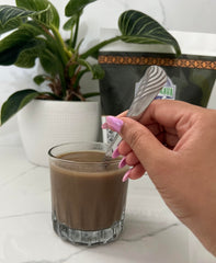 SINGHS on-the-go kava mix ready to stir into any drink.