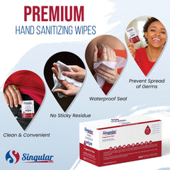 Fragrance-free formula in Singular Wipes preserves skin comfort.