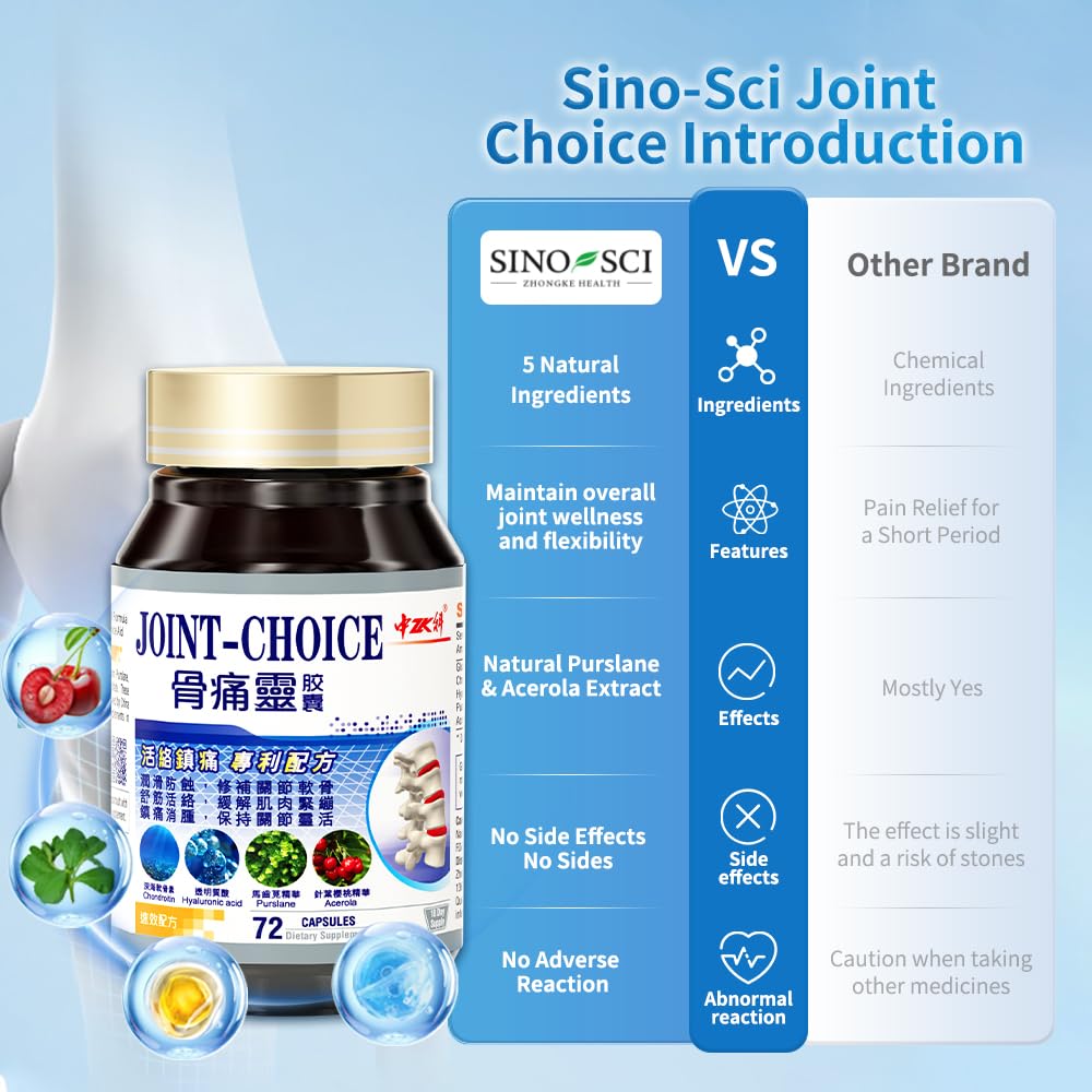 Sino-Sci Joint Choice acerola extract image showing natural vitamin support.