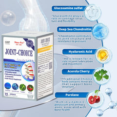 Sino-Sci Joint Choice chondroitin highlight indicating resilient joints.