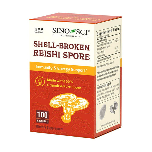 Sino-Sci shell-broken Reishi capsule for immune support