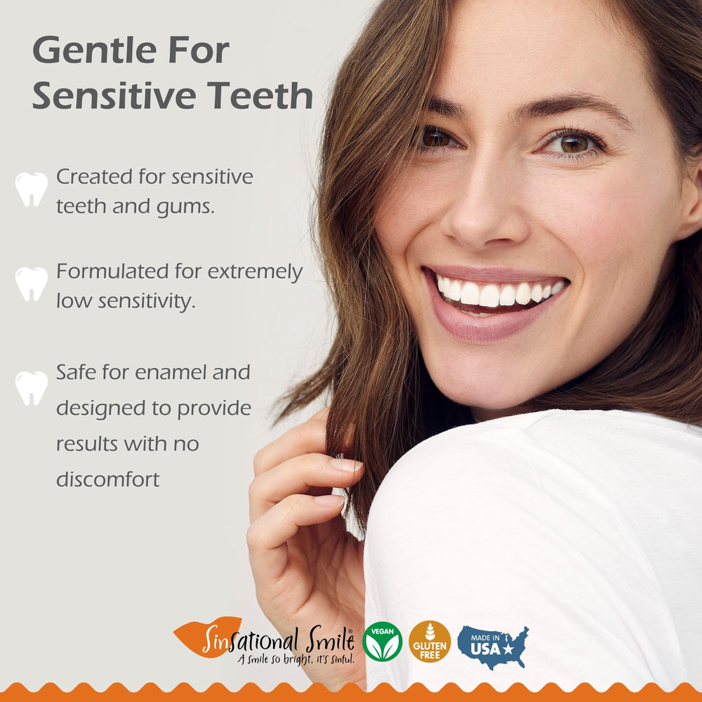 Sinsational Smile 30-minute whitening, gentle on enamel