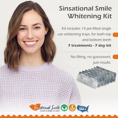 Sinsational Smile made in the USA, dentist-recommended and green certified