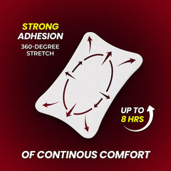SINSINPAS Arex Flex patch size 4.72 by 3.14 inches for targeted coverage