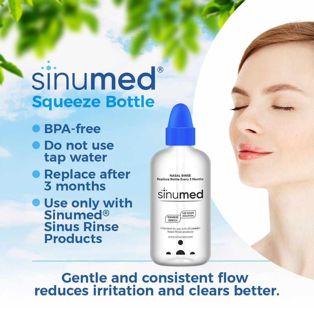 SinuMed 6-in-1 benefits graphic illustrating NAC advantages.