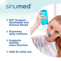 Brand box packaging showcasing Sinumed quality