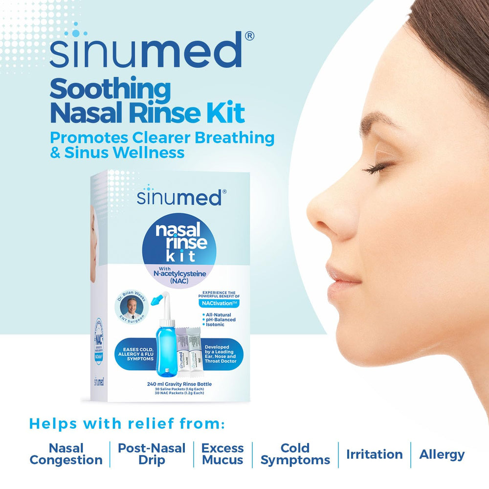 Two-packet NACtivation solution preparation for nasal therapy